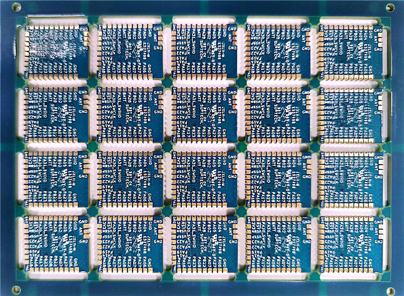 四层沉金工艺半孔PCB