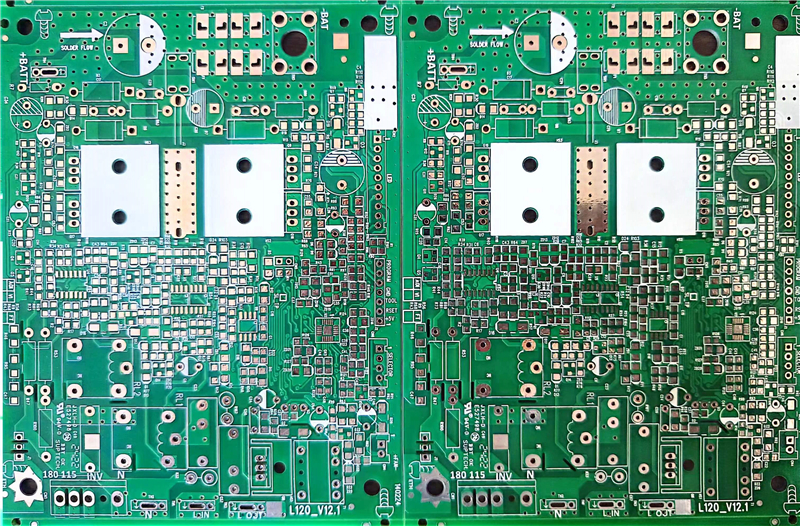 双面2OZ铜厚无铅喷锡PCB