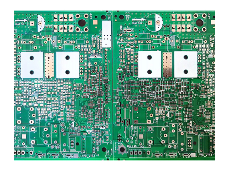 双面2OZ铜厚无铅喷锡PCB