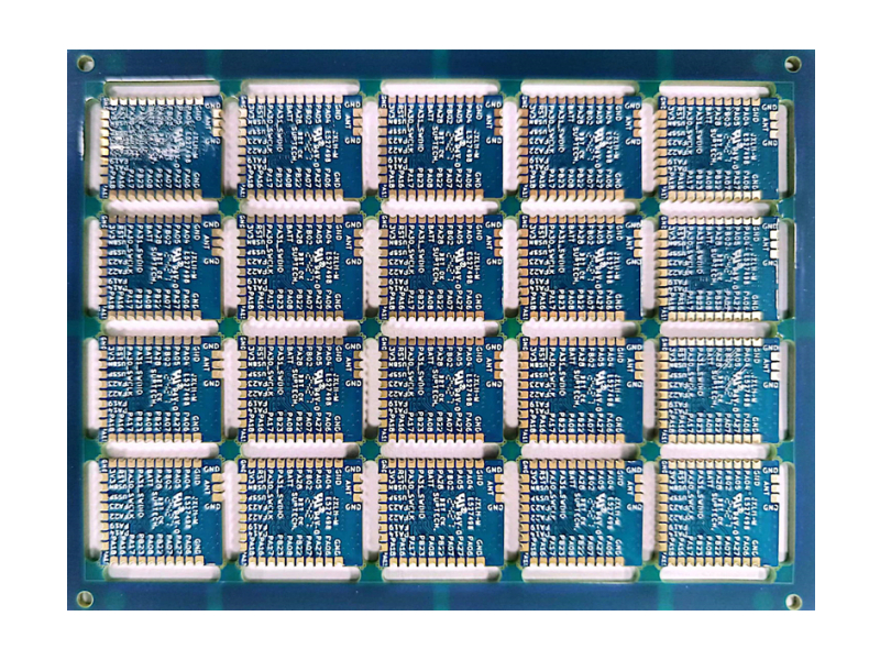 四层沉金工艺半孔PCB