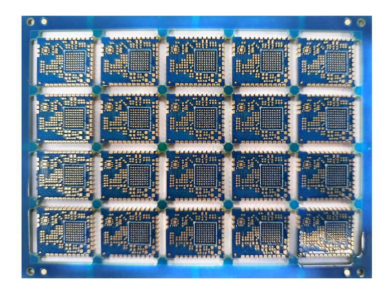 四层半孔PCB